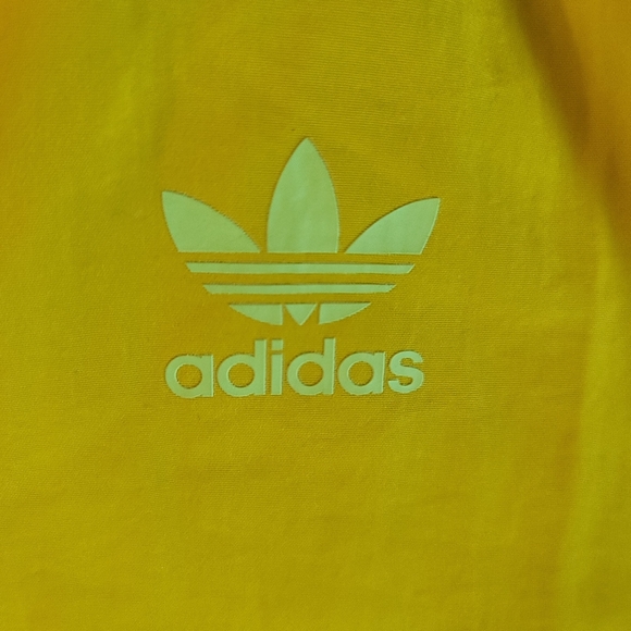 Adidas Yellow hooded jacket sz M ED6082 NWT - Picture 3 of 6